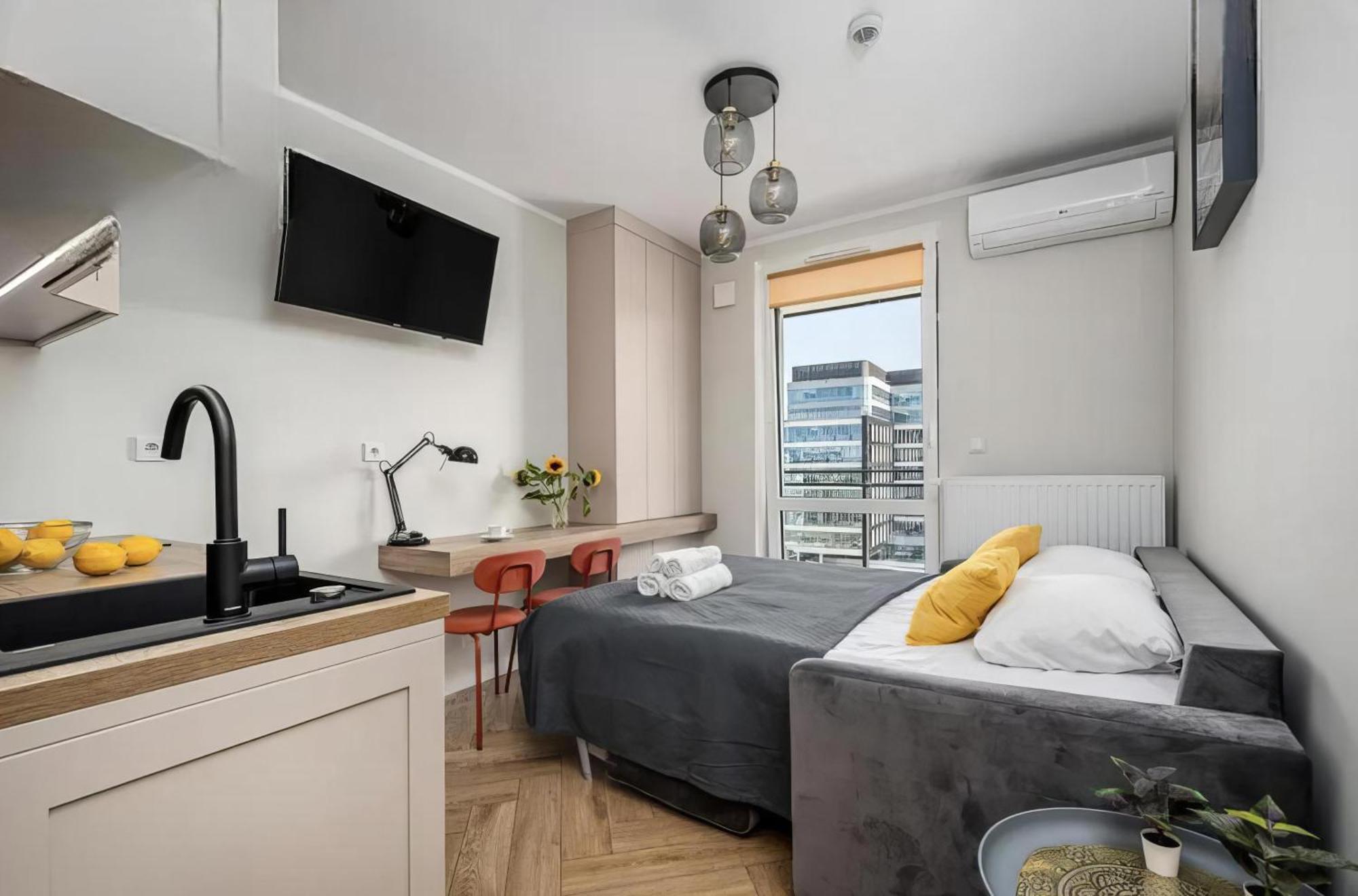 77 Wiktoryn Studio Apartment Warsaw Exterior photo